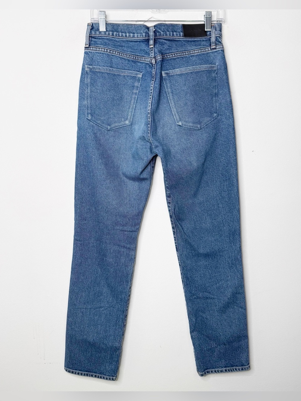 GOLDSIGN | High-Rise Straight Leg Women's Jeans Medium Blue Sz. 27 - Picture 3 of 3
